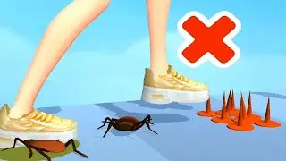 Tippy Toe Gameplay iOS,Android All Levels Walkthrough
