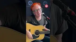 Fran and Andy performing Sing for French rock radio station @ouifm last week 🎸