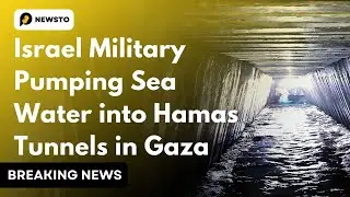 IDF Pumping Sea Water into Hamas Tunnels in Gaza | Israel Hamas War