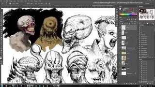How to Delete the White From Line Work in Photoshop