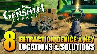 Genshin Impact - All 8 Extraction Device & Key Locations & Solutions