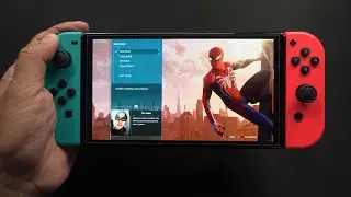 Spider Man On Nintendo Switch OLED