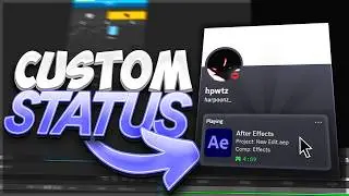 Show Adobe After Effects On Discord Status (Custom Rich Presence Tutorial)