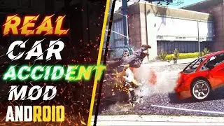 Real accident mod || Gta Sa Android || throw from car when crash mod