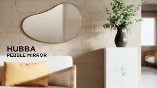 Hubba Pebble Mirror
