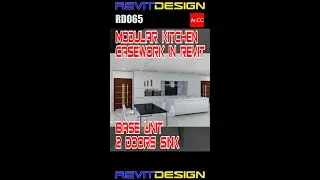 Revit Casework Base Unit 2 Doors Sink