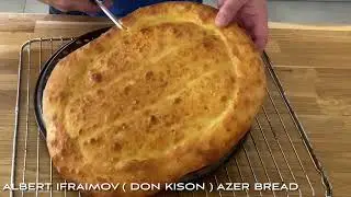 азербайджанский хлеб ( чурек ) готовится такой хлебушек очень быстро