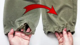 ✅Secret Sewing Method: How to Easily and Neatly Repair Pants