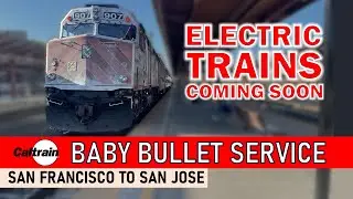 Caltrain Baby Bullet: San Francisco to San Jose in 1 HOUR