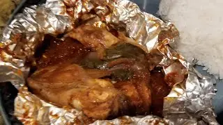 Barbacoa de Pollo en papel de aluminio al vapor