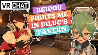 FIGHTING DRUNK BEIDOU - Genshin VRChat
