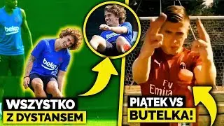 Griezmann z DYSTANSEM - sam się ŚMIAŁ z siebie! Tak PIĄTEK otwiera BUTELKĘ! Bottle cap challenge!