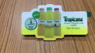 Epaper made shelf POP display (Tropicana)