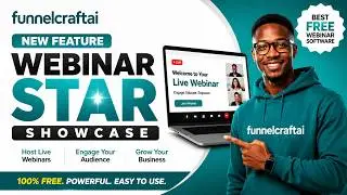 Best Free Webinar Platform - FunnelCraft AI Webinar Star Showcase