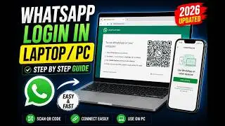 How to Login WhatsApp in Laptop or PC | WhatsApp Web Tutorial (2026)
