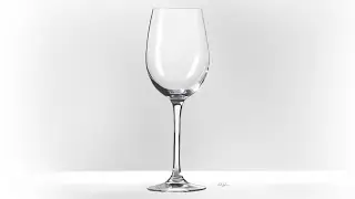 Photorealistic drawing with procreate + iPad Pro tutorial wine glass