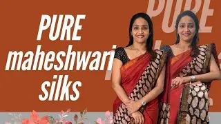 Pure maheshwari silks  #gayathrifashions