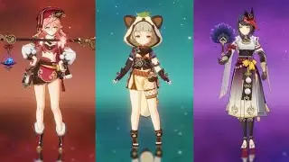 Yanfei, Sayu and Sara new idle animation | Genshin Impact