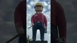 We stopped in Esterhazy Saskatchewan to visit Potash Pete! #Sculpture #Esterhazy #Saskatchewan