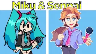 Friday Night Funkin' VS Senpai & Miku FULL WEEK (FNF Mod)