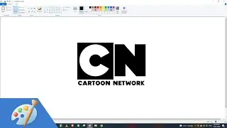How to draw CARTOON NETWORK logo using MS Paint