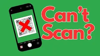 iPhone QR Code Scanner NOT WORKING? [SOLVED]