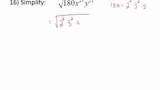 Intermediate Algebra Review (1 of 5)