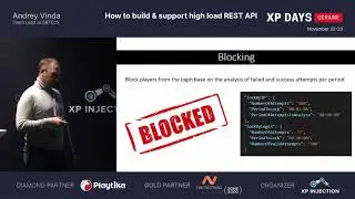 How to build & support high load REST API (Andrey Vinda, Ukraine) [RU]