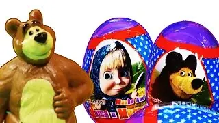 Набор игрушек «Домик Маша» и яйца с сюрпризами | MASHA AND THE BEAR Surprise Eggs & House