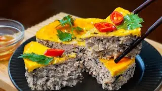 EASY Vietnamese Egg Meatloaf Recipe - Cha Trung