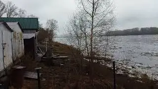 Ледоход в Кемерово на реке Томи  Съемки 08 апреля 2024 года