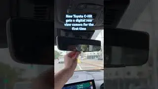Is that a new Toyota C-HR in the rearview camera of my new C-HR?