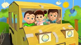 Wheels On The Bus | Let's Dance Together! | Newborn Nursery Rhymes & Kids Songs