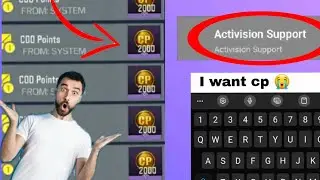 HOW to GET FREE CP from activision support | New trick ✅️