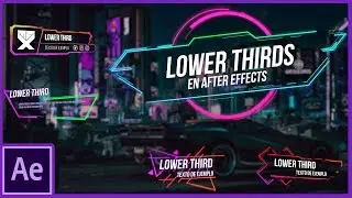 Lower Thirds en After Effects || Tutorial + Template