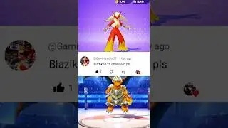 Pokemon unite Blaziken vs Charizard 