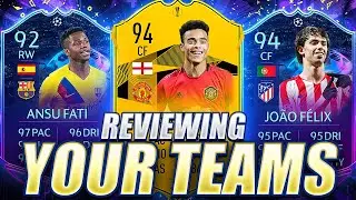 I RATE YOUR TEAMS! INSANE UCL SBCS! 