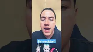 Be Persistent! Don’t Let The 3D Win