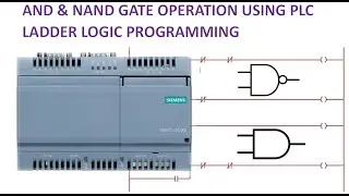 AND Gate and NAND Gate implementation using PLC Ladder Logic Programming Language Creative World