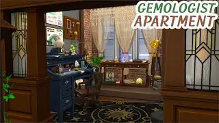 Sims 4 Gemologist’s Workshop and Apartment | the sims 4 speed build: apartment renovation
