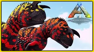These Look so Good! - Paleo Carnotaurus Taming - Ark - Caballus Map - Ep 4!