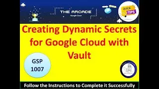 [2024] Creating Dynamic Secrets for Google Cloud with Vault Lab Solution 