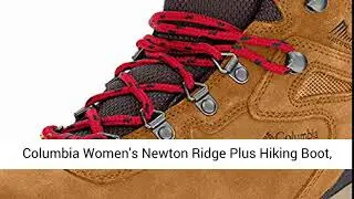 Columbia Women's Newton Ridge Plus Hiking Boot - Elk/Mountain Red - 8 Regular US