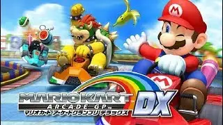 Mario Kart Arcade GP DX | Mushroom + Don-Chan Cup | Track 3+4 50cc