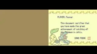 Battling Red, catching Mewtwo and completing Johto Pokedex in Pokemon HeartGold!