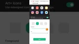 How t change icon on oppo reno2