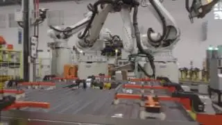 Robotic Spot Welding : Cargo Line with Pick & Place System