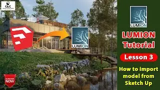 3. How to import Model From SketchUp in Lumion || Lumion to Sketch Up || Lumion Tutorial in Hindi