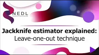 Jackknife estimator explained: Leave-one-out technique (Excel)