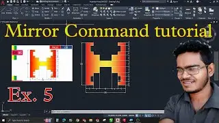 AutoCAD Mirror Command in Hindi | Mirror command tutorial